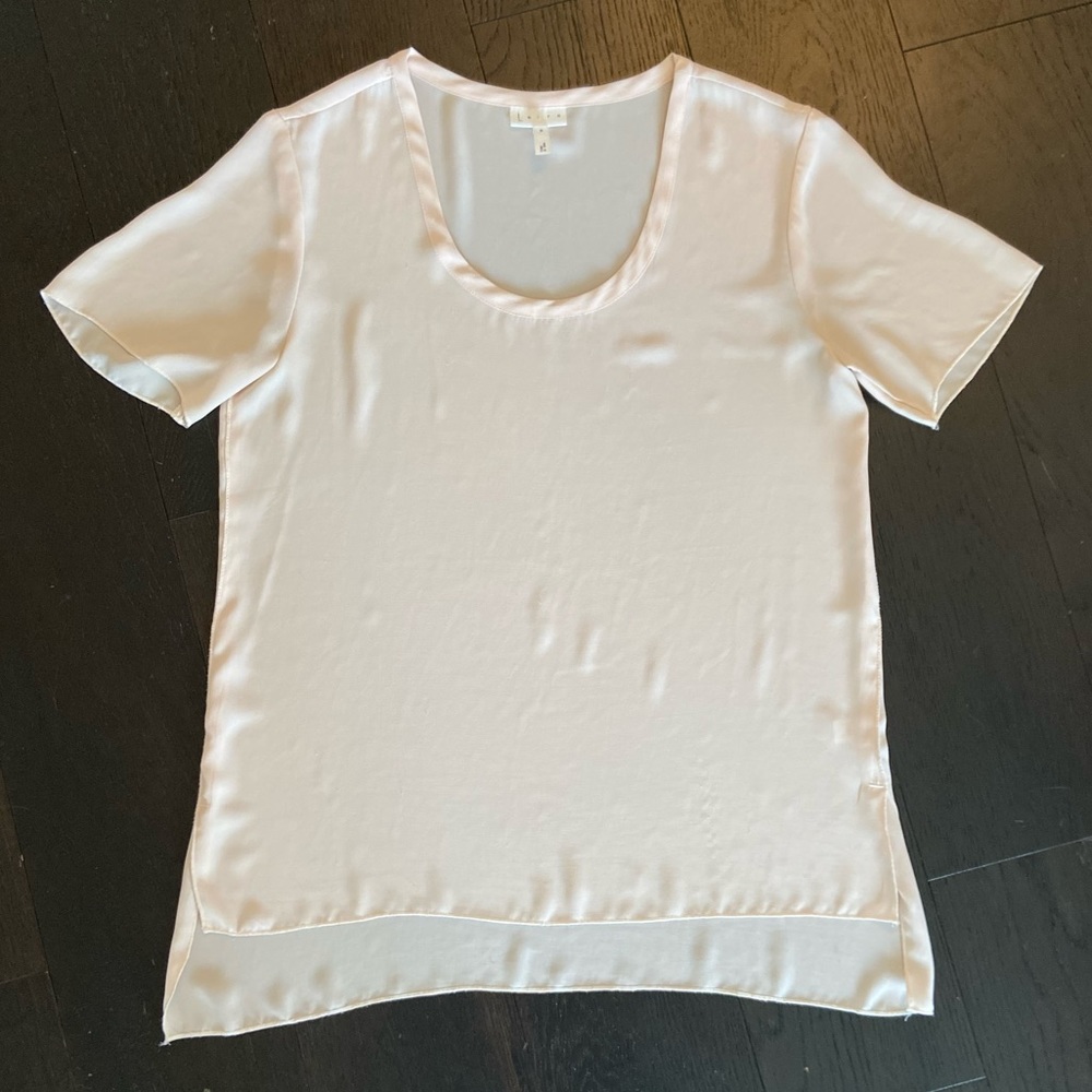 Leith cream short sleeved blouse